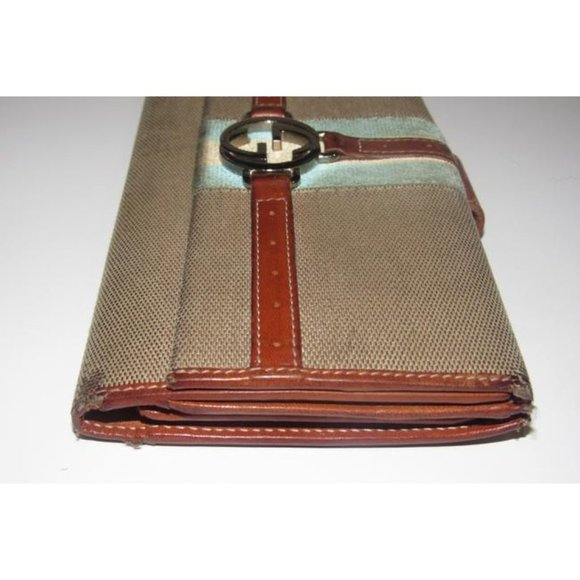 Gucci RARE Web Reins Britt Blondie Khaki Canvas - Picture 4 of 11